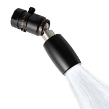High Sierra Duschköpfe - KLASSISCH Solides Metall 1,8 GPM Ausgezeichneter, Niedrigfluss Duschkopf mit Tropfventil, Patentierter Düsenverschluss