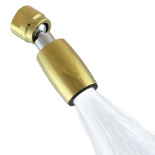 Pommeau de douche High Sierra Pommeau de douche classique en mtal massif 1,5 GPM prim faible dbit, buse brevete qui ne s'obstrue jamais