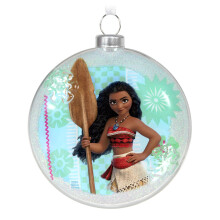 Hallmark Keepsake Christmas Ornament 2024 Disney Moana of Motunui Glass Gifts for Disney Fans