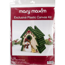Mary Maxim Plastcanvas Tissue Box Kit, 5", Juldesign