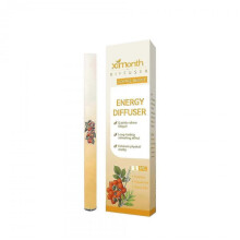 (Yellow) Herbal Refreshing Energy Bar Air Freshener Pen Portable Aromatherapy Diffuser Pen Odor Remover For Clear Breathing Body Care