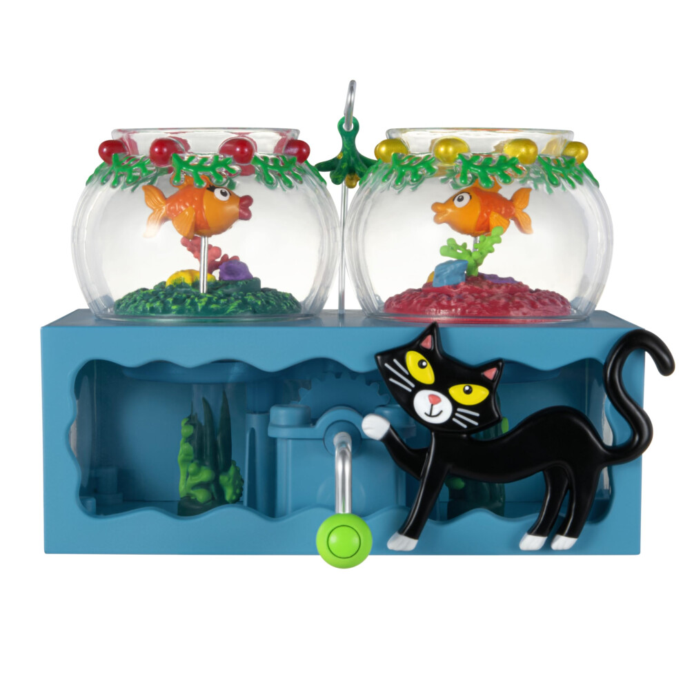 Hallmark Keepsake Ozdoba śWiąTeczna 2024 JemiołA Fishmas ŚMieszne Prezenty-image