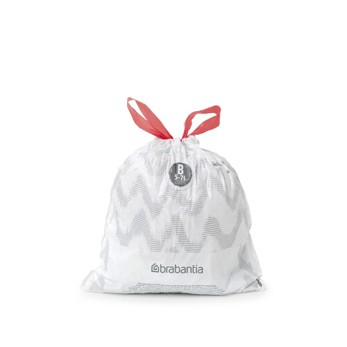 Brabantia Σακούλες Απορριμμάτων Brabantia PerfectFit (Μέγεθος B/1.3 Gal) με Σχοινάκι (40 Σακούλες) 2