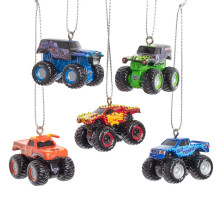 Sada miniaturnch ozdob Kurt Adler Monster Jam 5dln sada