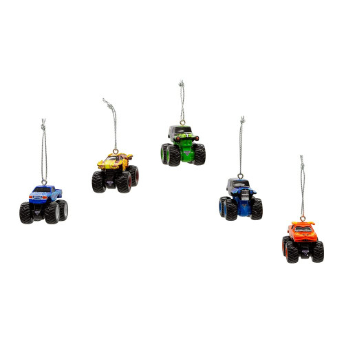Monster Jam Kurt Adler Monster Jam Ensemble de dcorations miniatures 5 pices 1