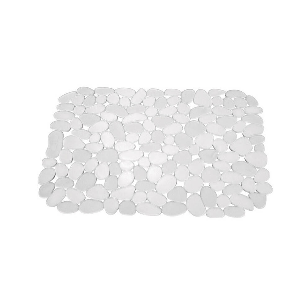 Inter-Design 60063 Pebblz Sink Mat, Grey