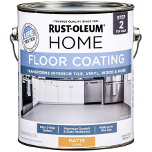 Rust-Oleum 358585 Bodenbeschichtung, Decklack, matt, transparent, Gal, 1 Gallone (1 Stck)