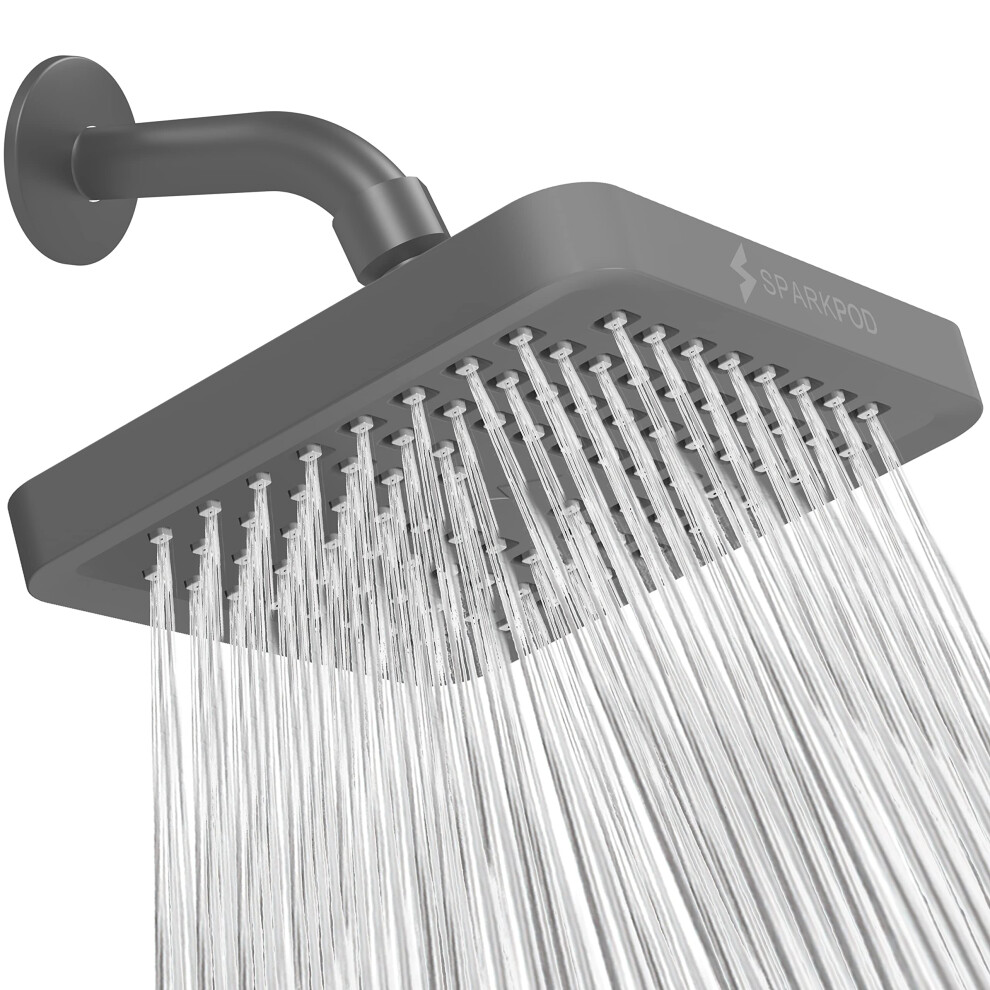 Sparkpod Shower Head - High Pressure Rain - Premium Quality Luxury Design - 1-Min Install - Easy Clean Adjustable Replacement For Your Bathroom Showe 850043129646