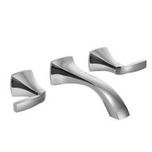 Kit di finiture per rubinetto da bagno a due maniglie Moen Voss con valvola richiesta cromata T6906