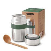 Garrafa Térmica Black and Blum Aço Inoxidável Olive 400ml