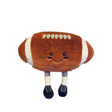 YUDONG 30 cm Zachte Pluche Sport Voetbal Kussen - Schattige Voetbal Pluche Speelgoed, Leuke Bolvormige Gevuld Dier, Voetbal Kussen