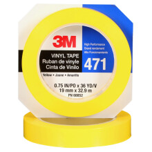 3M Vinylband, 471 3/4 Zoll x 36 Yards, Gelb, 1 Rolle, gelbes Bodenband, Farbalternative fr Bodenmarkierung, soziale Distanzierung, Farbcodierung