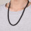 FindChic M?nd Chain Halsk?de Double Curb Cuban Link 6mm 26'' Sort Halsk?de til 5