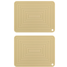 Flexible Silikon-Untersetzer, rutschfeste, hitzebeständige Matte, lebensmittelechtes Silikon, multifunktional und leicht zu reinigen, ideal für