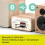 Pure PURE Classic Stereo Mini White Cotton Oak DAB+ FM CD Bluetooth USB 3