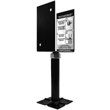 Pylex Deck Support Bracket Black (4""""x4"""")