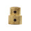 Elektrischer E-Bass-Gitarren-Dual-Concentric-Stacked-Control-Knobs, goldfarben, 2 Sets 1