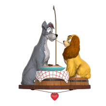 Hallmark Kerstornament 2025, Disney Lady en de Vageman 70e Verjaardag Spaghetti Diner, Cadeaus voor Disney Fans