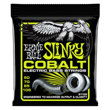 Corde per basso Ernie Ball Regular Slinky Cobalt, calibro 50-105 (P02732)