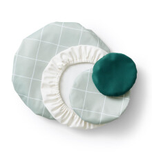 Esembly Lot de 4 couvercles de bol rutilisables Couvercles impermables et lavables pour restes de nourriture, fruits et collations Parchemi