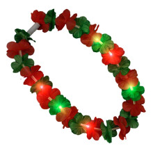Blinkee Light Up Hawaiian Flower Vnocn nhrdelnk Lei Cerven Zelen