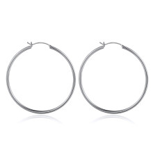 M MOOHAM Orecchini a Cerchio in Argento da Donna - Cerchi in Argento Sterling 925 Ipoallergenici Grandi Orecchini a Cerchio Grandi e Piccoli Plac