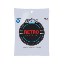 Martin Retro akustiske guitarstrenge - Monel Medium Gauge | Varm naturlig tone med lang levetid