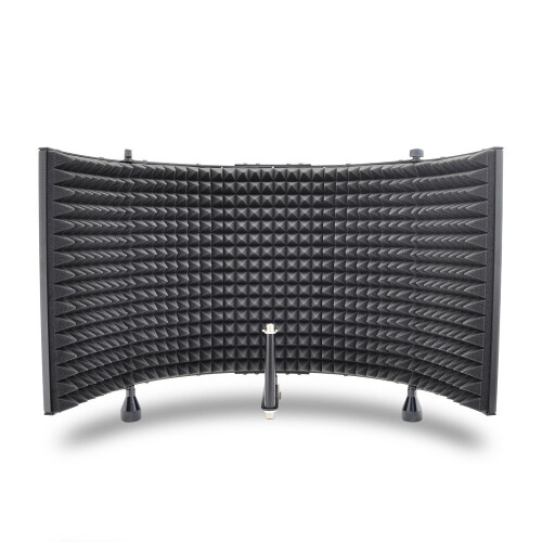 Pyle Microfoon Isolatieschild, Geluiddempende Schuim, Studio Kwaliteit, Verstelbare Mic Diepte 1
