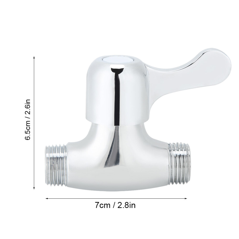 Bathroom Copper G1/2In Angle Stop Valve Straight Through Water Shut Off Valve 6921362446869