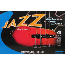 Saiten für E-Bass Jazz Bass Flat Wound Satz JF364 4-string super long scale 36",Silver