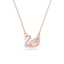 Swarovski Women's Subtle Bracelet Brilliant White Crystals with Rhodium Plated Metal Chain Adjustable Bolo Closure Swarovski Subtle Collection
