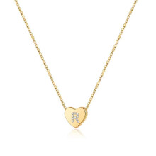 M MOOHAM Collana con iniziale per donne Delicata placcata in oro 14K Lettera R Collana con iniziale a cuore per donne Regali di compleanno per la