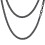 FindChic Cuban Chain Halsk?de Herre Dame Curb Link Chains Rapper Halsk?der 3MM 20'' 1
