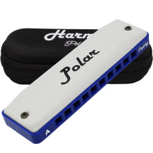 Harmo Polar Diatonic Harmonika Key of A Paddy Richter Tuning - Specializovan pro irsk bluegrass keltsk a lidov hudebn stn varhany s pouzdrem H