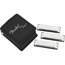 Fender Blues Deluxe Harmonicas - 3-Pack - Incl. Case