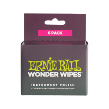 Ernie Ball Wonder Wipes Lucidante per strumenti, confezione da 6 (P04278)