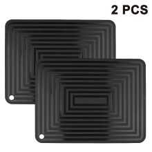Dessous de plat en silicone souple, accessoires de sécurité indispensables en cuisine, tapis antidérapants résistants à la chaleur pour plats