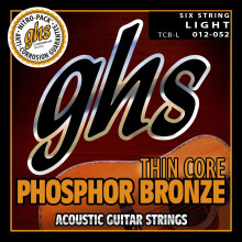 GHS Strings Thin Core Phosphor Bronze - Akustisk strenges?t - Let - 12-52 (TCB-L S?T)