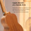 TOM 23" Sapele Konzertukulele - Mit Quick Locking Strap, Anfänger-Kit für Erwachsene, Kinder 3