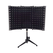 Pyle Isolamento acustico Protezione per cabina di registrazione - Microfono da studio pieghevole spesso 2"" Filtro smorzatore Cubo di schiuma Cusc