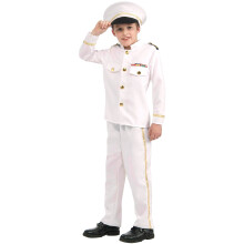 Costume d'amiral de la marine Rubies pour enfants, petit garon
