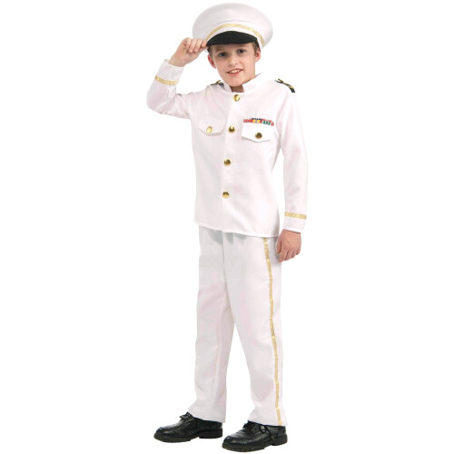 Rubies Rubiner Navy Admiral kostume til b?rn drenge sm?