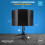 Pyle Geluidsisolatie Opname Booth Shield - 2" Dikke Opvouwbare Studio Microfoon Dempend Filter 3