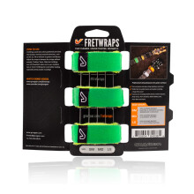 Gruv Gear FretWraps HD 3-Pack "Leaf" Gitar Snaren Demper, Groen, Groot