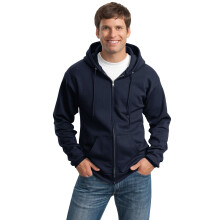 Sudadera con capucha y cremallera completa de forro polar Essential Tall de Port & Company PC90ZHT