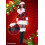 Kvinders julekostumer - Secret Santa R?d/Hvid/Sort Medium 3