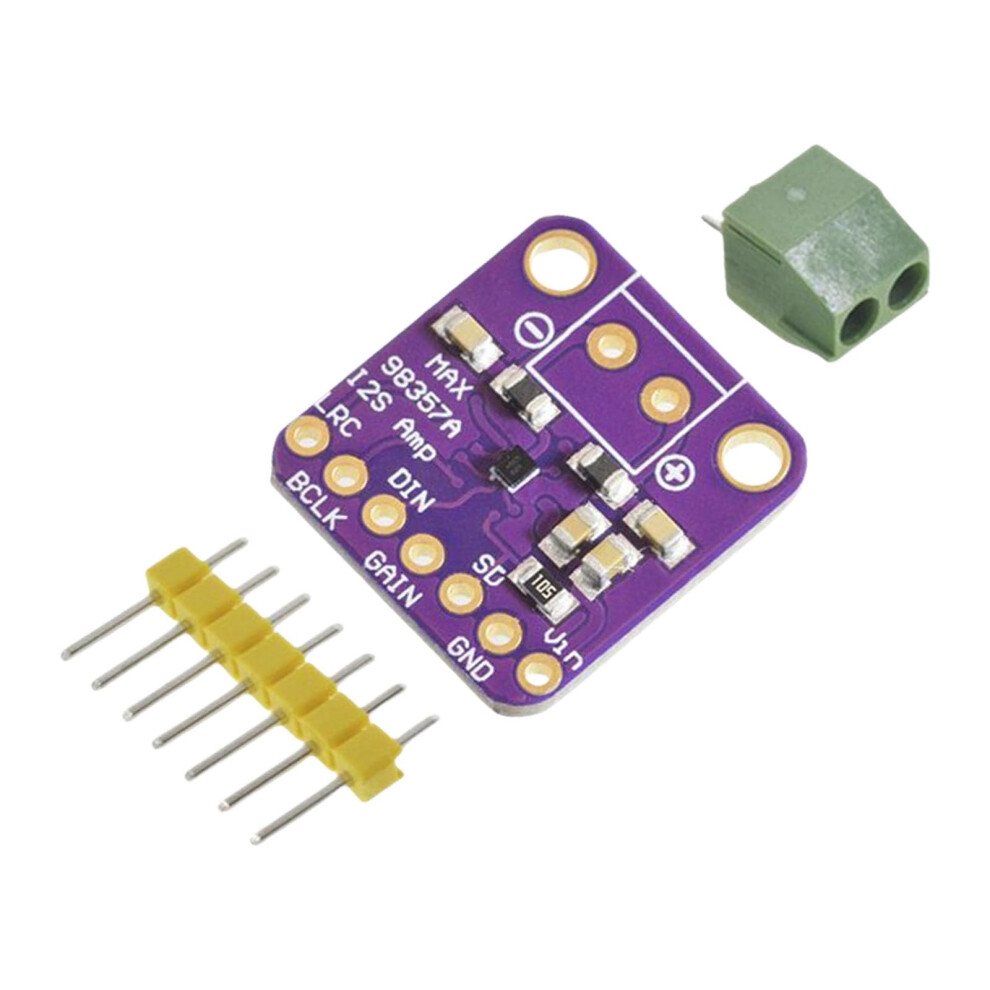 Max98357 I2s 3W Class D Amplifier Board Port Decoding Module Filterless Sound Board Amplifier Module Replacement Small Chip 9105992148691