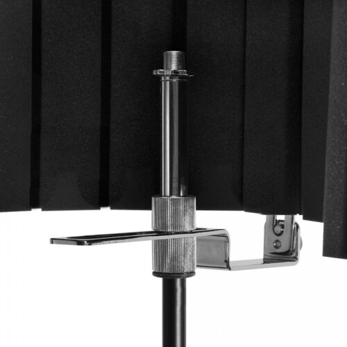 Tlingt Support Microphone Isolation Shield, Acoustic Shield Silver, 5-Panel 1
