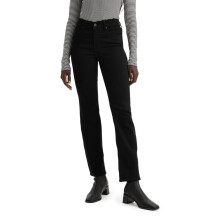 Damskie jeansy Levi's 314 Shaping Straight Soft Black 30 Regular