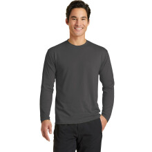 T-shirt in misto performance a maniche lunghe Port & Company PC381LS
